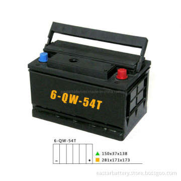 Maintenance Free Sealed Car Battery 12V54ah (DIN54-MF)